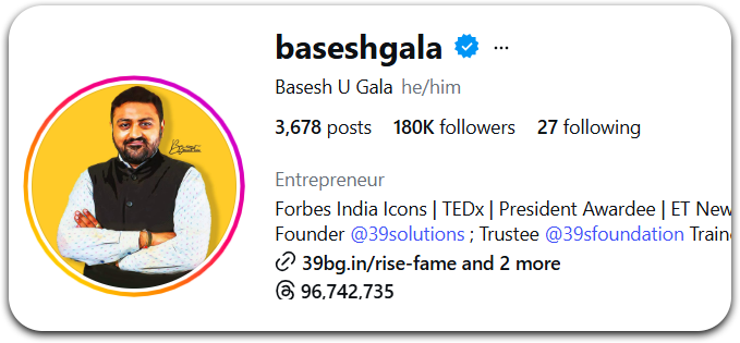 Bashes Gala growth